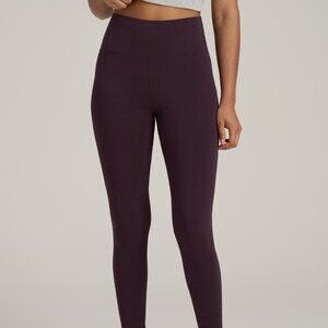 American Tall Women's Tall Cotton Leggings in Deep Purple Size 2XL Tall
